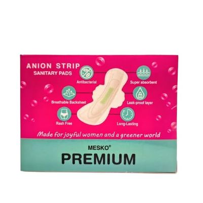 Anion Sanitary Pads (XL 280mm) for Women Pack of 7 Pads | 2 Panty Liners Free | Ultra-Soft, Biodegradable & Organic | Certified ~100% Compostable for a Safer, Greener World |