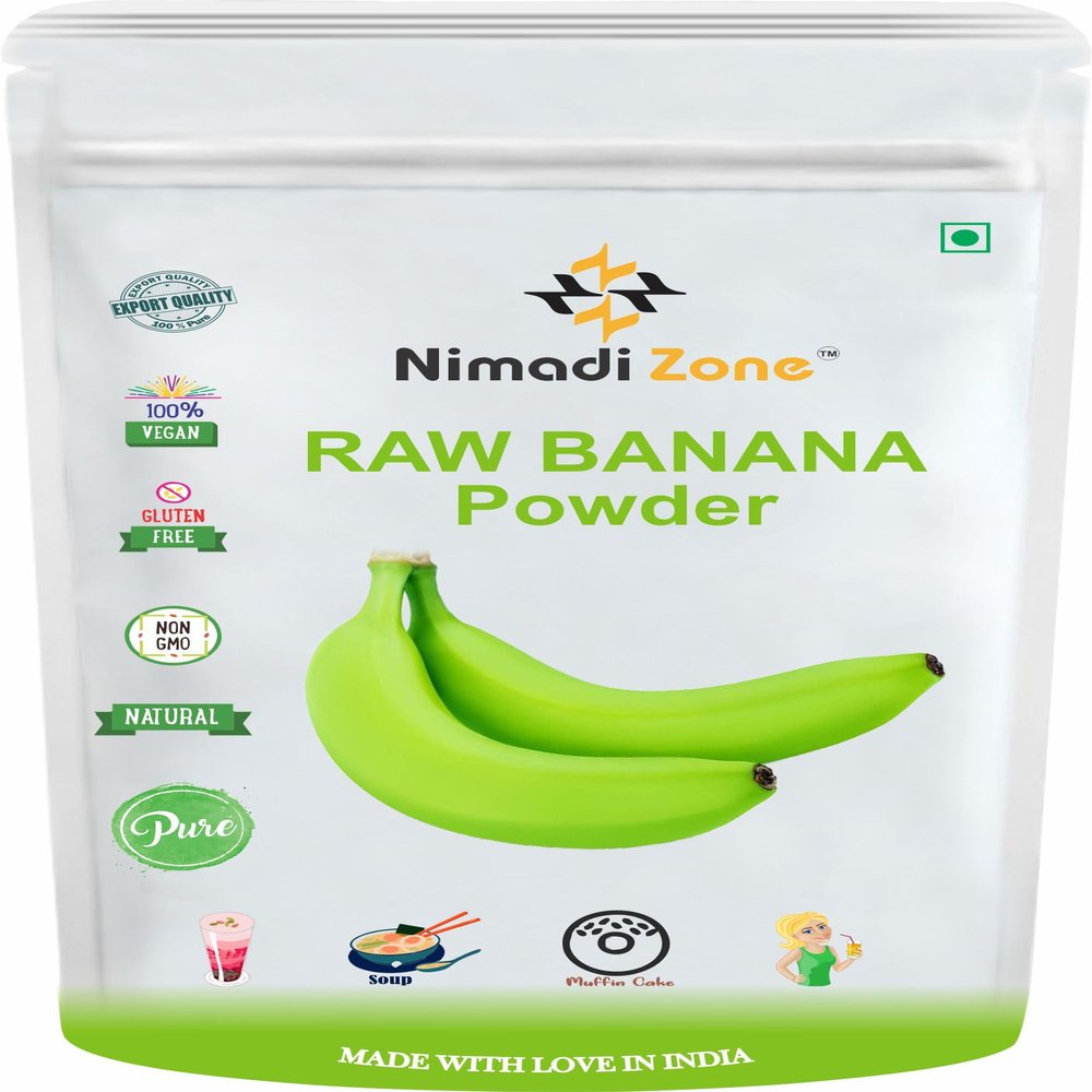 Nimadi Zone Raw Banana Powder | All Natural - 100 GM by Nimadi Zone