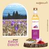 Kesar Elaichi Sharbat  Natural, Saffron & Cardamom Infused Beverage  Refreshing & Aromatic Delight in 500 ml Bottle. (Glass) view 3