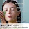 2025 Facial Massager Jade Roller & Gua Sha Tool Natural Himalayan Stone For Face Neck Healing Skin Wrinkles & Ice Massager With T Shape Gold Energy Beauty Bar Electric Vibration Facial Massage Combo Offer . view 3