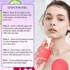 2025 Facial Massager Jade Roller & Gua Sha Tool Natural Himalayan Stone For Face Neck Healing Skin Wrinkles & Ice Massager With T Shape Gold Energy Beauty Bar Electric Vibration Facial Massage Combo Offer . view 4