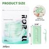 HASTHIP Portable Dental Floss Dispenser with Dual-Line Floss Picks, Travel-Friendly Tooth Cleaning Tool with Mint Flavor for Fresh Breath, Effective Oral Care Holder for Teeth, Flossers view 2