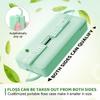 HASTHIP Portable Dental Floss Dispenser with Dual-Line Floss Picks, Travel-Friendly Tooth Cleaning Tool with Mint Flavor for Fresh Breath, Effective Oral Care Holder for Teeth, Flossers view 3