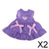 Fashion My Day 2X Handmade Fashion Dress Clothes Accessories for 25cm Mellchan Dolls Accs | Modern | Clothes & Accessories | Dolls view 2