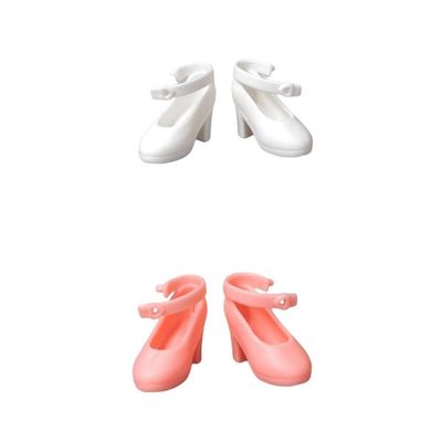 Fashion My Day 2 Pair of 1/6 Girl Dolls Poly High Heel Shoes for Blythe Dress Up Outfits | Modern | Clothes & Accessories | Dolls