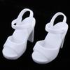 Fashion My Day 3x1/4 BJD Doll 3cm High Heel Shoes Sandals for 45cm Girl Dolls Accessory White | Modern | Clothes & Accessories | Dolls view 4