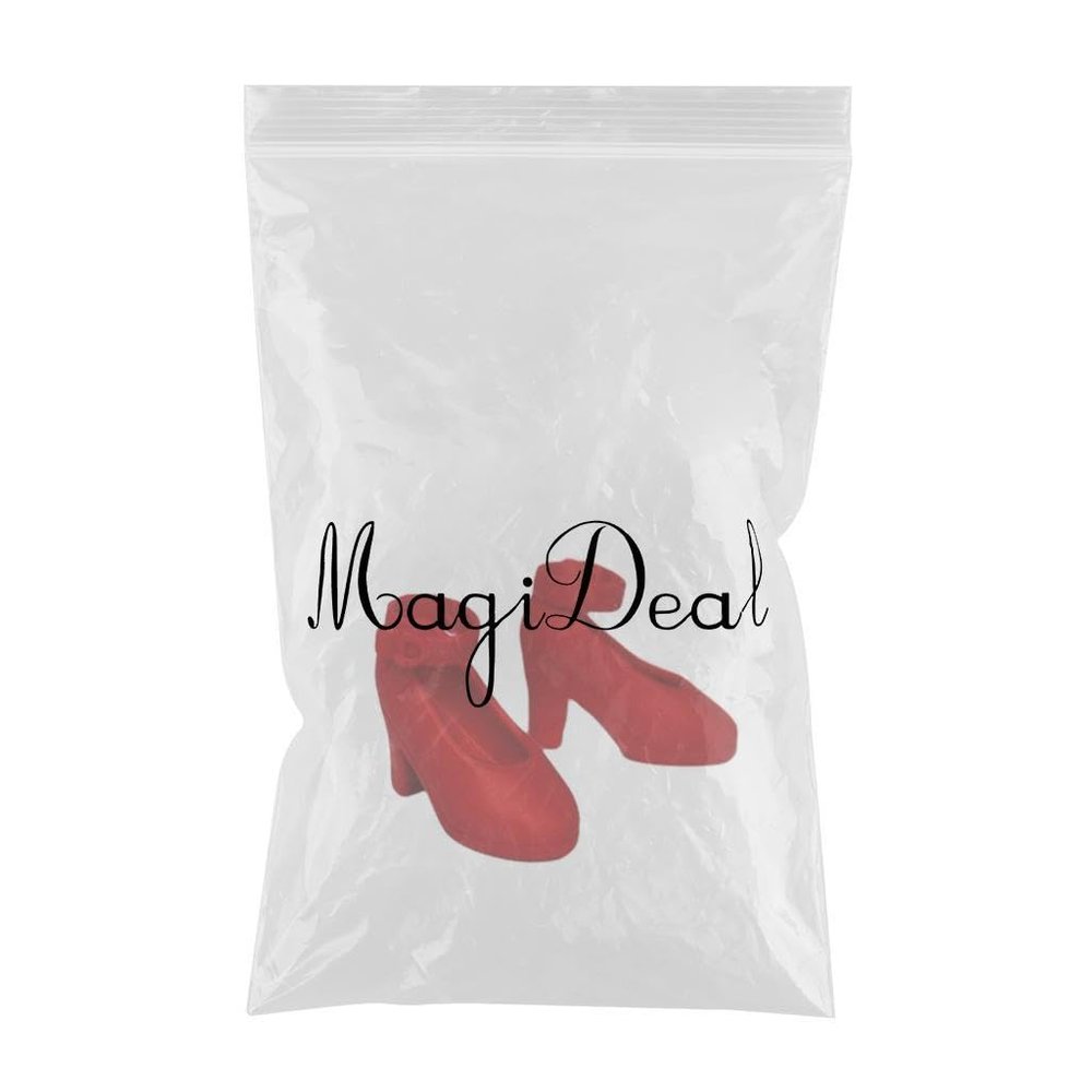 Fashion My Day 2xpoly Girl Doll Shoes for Blythe Licca/Momoko/Azone Dress up Outfits Accs Red | Modern | Clothes & Accessories | Dolls