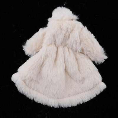 Fashion My Day 2xDolls Winter Fur Coat 1/6 Fashion Clothes and Accessories White | Modern | Clothes & Accessories | Dolls