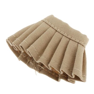 Fashion My Day 3xLovely Doll Mini Pleated Skirt for OB11 1/12 BJD Dolls DIY Accessory Khaki | Modern | Clothes & Accessories | Dolls