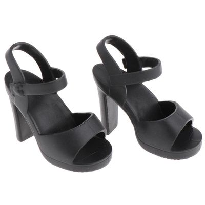 Fashion My Day 5x1/4 BJD Doll 3cm High Heel Shoes Sandals for 45cm Girl Dolls Accessory Black | Modern | Clothes & Accessories | Dolls