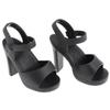 Fashion My Day 5x1/4 BJD Doll 3cm High Heel Shoes Sandals for 45cm Girl Dolls Accessory Black | Modern | Clothes & Accessories | Dolls view 1