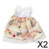 Fashion My Day 2xFashionable Dolls Clothes Dress Cloth Bag 20cm Party Dresses Girl Doll 90A | Modern | Clothes & Accessories | Dolls view 2