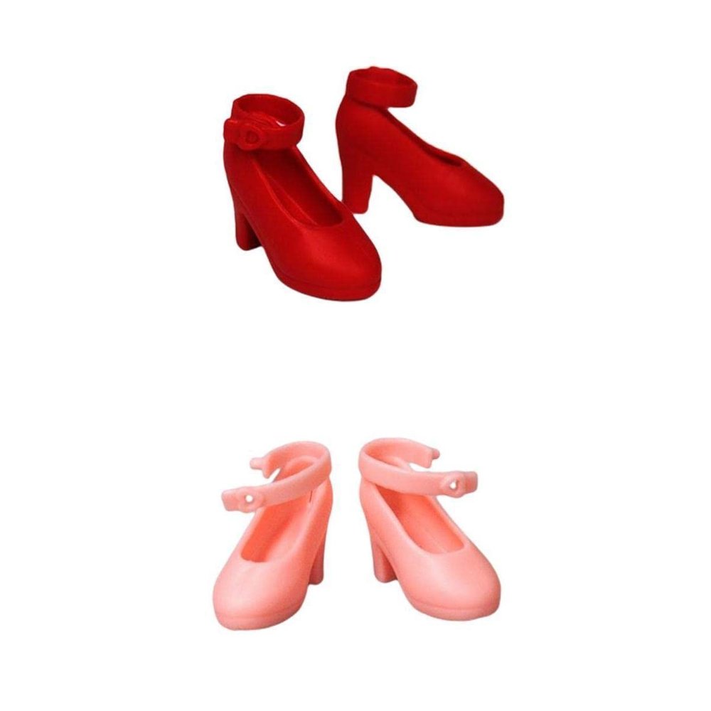 Fashion My Day 2 Pairs Poly Girl Doll Shoes for Blythe Licca/Momoko/Azone Dress up Accs | Modern | Clothes & Accessories | Dolls