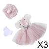 Fashion My Day 3x12in Girl Doll Dress Clothes Set BJD Girl Doll Party Dress up Accessories Style 6 | Modern | Clothes & Accessories | Dolls view 2