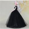 Fashion My Day 2xFashion Princess Wedding Dress Gauzy Skirt for 1/4 BJD Doll Party Accs Black | Modern | Clothes & Accessories | Dolls view 3
