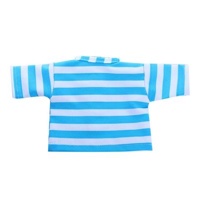Fashion My Day 2xFashion Doll Clothes Striped T-Shirt for 18'' Dolls Light Blue | Modern | Clothes & Accessories | Dolls