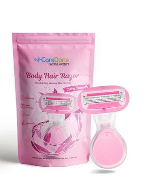 Caredone Portable Body Hair Razor Mini Bikini Razor for Women, Smooth & Gentle Shaving, Perfect for Travel (1)