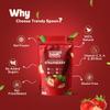 TRENDY SPOON Natural Freeze Dried Strawberry | Rich in Vitamins, Natural and Healthy Fruit Snack | 12 Grams view 4