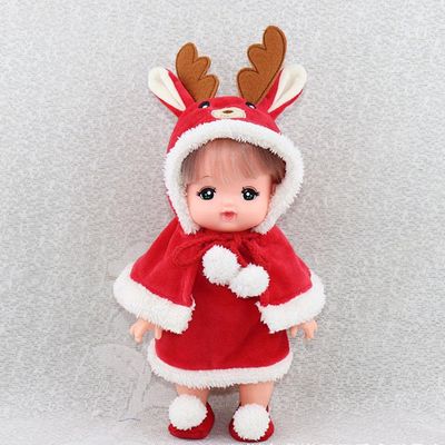 Fashion My Day Handmade Cute Baby Girl Doll Shoes Christmas Festival Shoes Flats Ballet Shoes with Plush Ball Clothes Accessory for MellChan Doll | Modern | Clothes & Accessories | Dolls