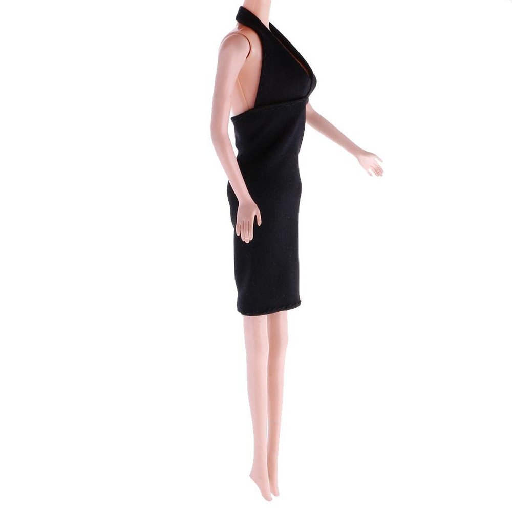 Fashion My Day 3xBlack Lady Girls Evening Wedding Party Dress Clothes Gown for Doll Pattern 6 | Modern | Clothes & Accessories | Dolls