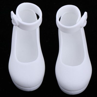 Fashion My Day 2x1/4 BJD Doll High Heel Shoes Summer Sandals for 45cm Girl Dolls White | Modern | Clothes & Accessories | Dolls