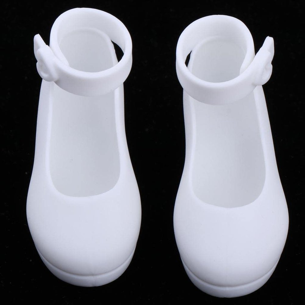 Fashion My Day 2x1/4 BJD Doll High Heel Shoes Summer Sandals for 45cm Girl Dolls White | Modern | Clothes & Accessories | Dolls