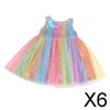 Fashion My Day 6xColorful American Doll Dress Gauzy for 18 inch American Doll Dress up | Modern | Clothes & Accessories | Dolls view 2