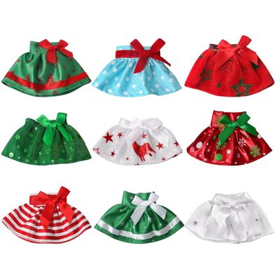 Fashion My Day 4xFashion 1/12 Christmas Doll Skirt Girl Gifts for New Year Accessory Garments A | Modern | Clothes & Accessories | Dolls