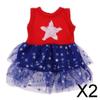 Fashion My Day 2xStylish Party Dress Lace Skirt Costume for 18inch American Fashion Dolls | Modern | Clothes & Accessories | Dolls view 2