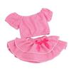 Fashion My Day 2xFashion Plaid Boat Neck Top & Dress for 18inch American Doll Dress Up Pink | Modern | Clothes & Accessories | Dolls view 4