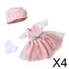Fashion My Day 4x12in Girl Doll Dress Clothes Set BJD Girl Doll Party Dress up Accessories Style 3 | Modern | Clothes & Accessories | Dolls view 2