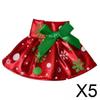 Fashion My Day 5xFashion 1/12 Christmas Doll Skirt Girl Gifts for New Year Accessory Garments A | Modern | Clothes & Accessories | Dolls view 2