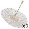 Fashion My Day 2xLovely Oil Paper Umbrella for 1/3 BJD Doll Accessories DIY Craft Supplies M | Modern | Clothes & Accessories | Dolls view 2