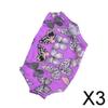 Fashion My Day 3xButterfly Printed Swimwear Outfit Clothes for 18'' American Doll Purple | Modern | Clothes & Accessories | Dolls view 2