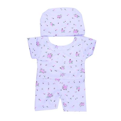Fashion My Day 2xStylish Swimsuit Tops Pants Hat Set for 18'' Doll Outfit White | Modern | Clothes & Accessories | Dolls