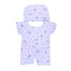Fashion My Day 2xStylish Swimsuit Tops Pants Hat Set for 18'' Doll Outfit White | Modern | Clothes & Accessories | Dolls view 1