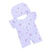 Fashion My Day 2xStylish Swimsuit Tops Pants Hat Set for 18'' Doll Outfit White | Modern | Clothes & Accessories | Dolls view 3