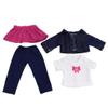 Fashion My Day 3xT-Shirt Jeans Top Skirt Trousers Outfits Clothes for 18'' Girl Doll | Modern | Clothes & Accessories | Dolls view 4