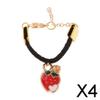 Fashion My Day 4xFashionable Doll Necklace with Cute Strawberry Pendant for 1/6 Blythe Doll | Modern | Clothes & Accessories | Dolls view 2