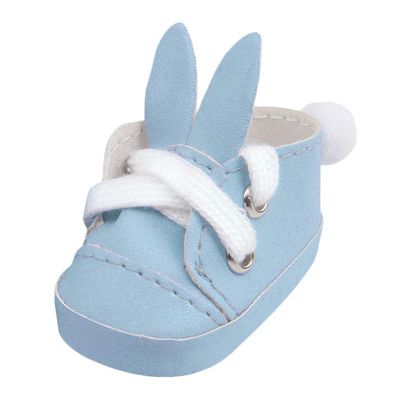 Fashion My Day 2xLovely PU Rabbit Shoes for 14.5inch Mellchan Baby Doll Clothes Accs Sky Blue | Modern | Clothes & Accessories | Dolls