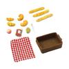 Fashion My Day 2x1/12 Dollhouse Food Breakfast Bread Fruit Life Scene Decoration Toy Style B | Modern | Clothes & Accessories | Dolls view 1