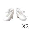 Fashion My Day 2xpoly Girl Doll Shoes for Blythe Licca/Momoko/Azone Dress up Outfits Accs White | Modern | Clothes & Accessories | Dolls view 2