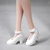 Fashion My Day 2xpoly Girl Doll Shoes for Blythe Licca/Momoko/Azone Dress up Outfits Accs White | Modern | Clothes & Accessories | Dolls view 3