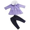 Fashion My Day 2xFashion Girl Doll Winter Coat & Pants for 18inch Accs Purple | Modern | Clothes & Accessories | Dolls view 4