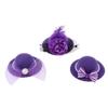 Fashion My Day 3x3Pcs Vintage Bowler Hat Cap for 28-30cm Barbie Doll Clothes Accs Purple | Modern | Clothes & Accessories | Dolls view 1