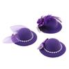 Fashion My Day 3x3Pcs Vintage Bowler Hat Cap for 28-30cm Barbie Doll Clothes Accs Purple | Modern | Clothes & Accessories | Dolls view 4