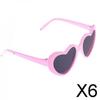 Fashion My Day 6xPair of Heart Frame Glasses Sunglasses for 18'' American Dolls Pink | Modern | Clothes & Accessories | Dolls view 2