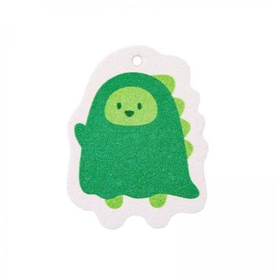 MERISHOPP 5xScrub Sponge Cute Multipurpose Kitchen Sponge for Sinkspots Dishes Pots Pans Green Dinosaur