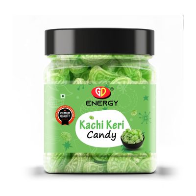 GD Energy Kachi Keri Candy | Khatti Mithi Keri Candy | Tangy & Sweet Traditional Indian Treat | Raw Mango Digestive (200g)