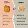 Gud Mishri Kaju Pista Cookies 280g | Premium Dry Fruit Cookies with Cashew & Pistachio | Made with Butter, No Palm Oil, No Refined Sugar, No Preservatives | Delicious and Nutritious Snacks view 4
